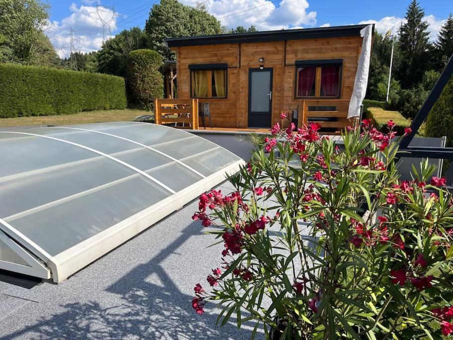 Chalet 2 Personnes Avec Jacuzzi Et Piscine Saisonniere Partagee Corcieux エクステリア 写真
