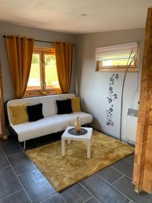 Chalet 2 Personnes Avec Jacuzzi Et Piscine Saisonniere Partagee Corcieux エクステリア 写真